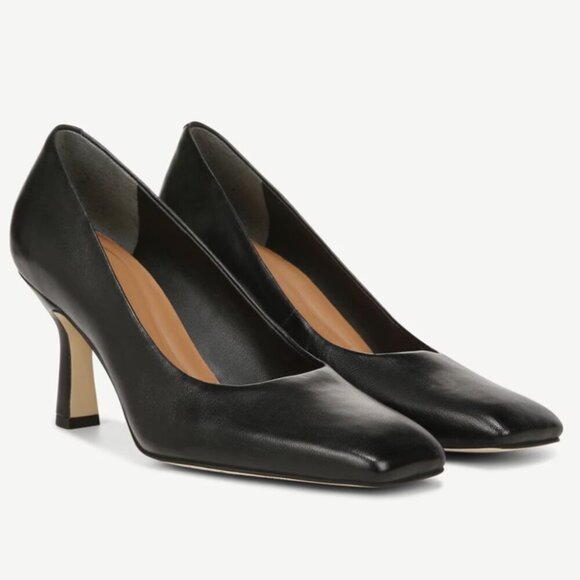Franco Sarto Flexa Aela Pump In Black Leather - Picture 1 of 9
